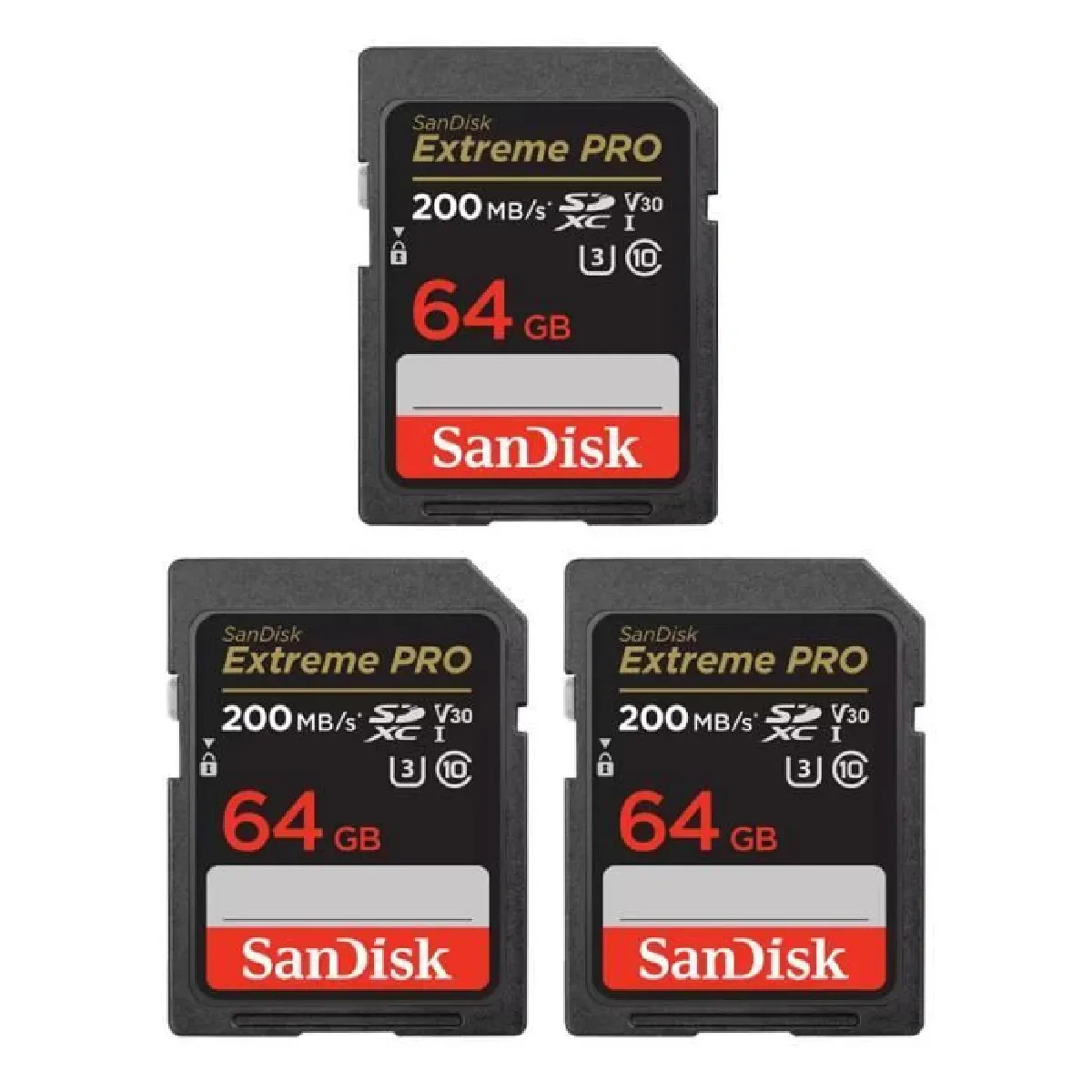 Carte mémoire SanDisk Extreme PRO SDXC UHS-I.