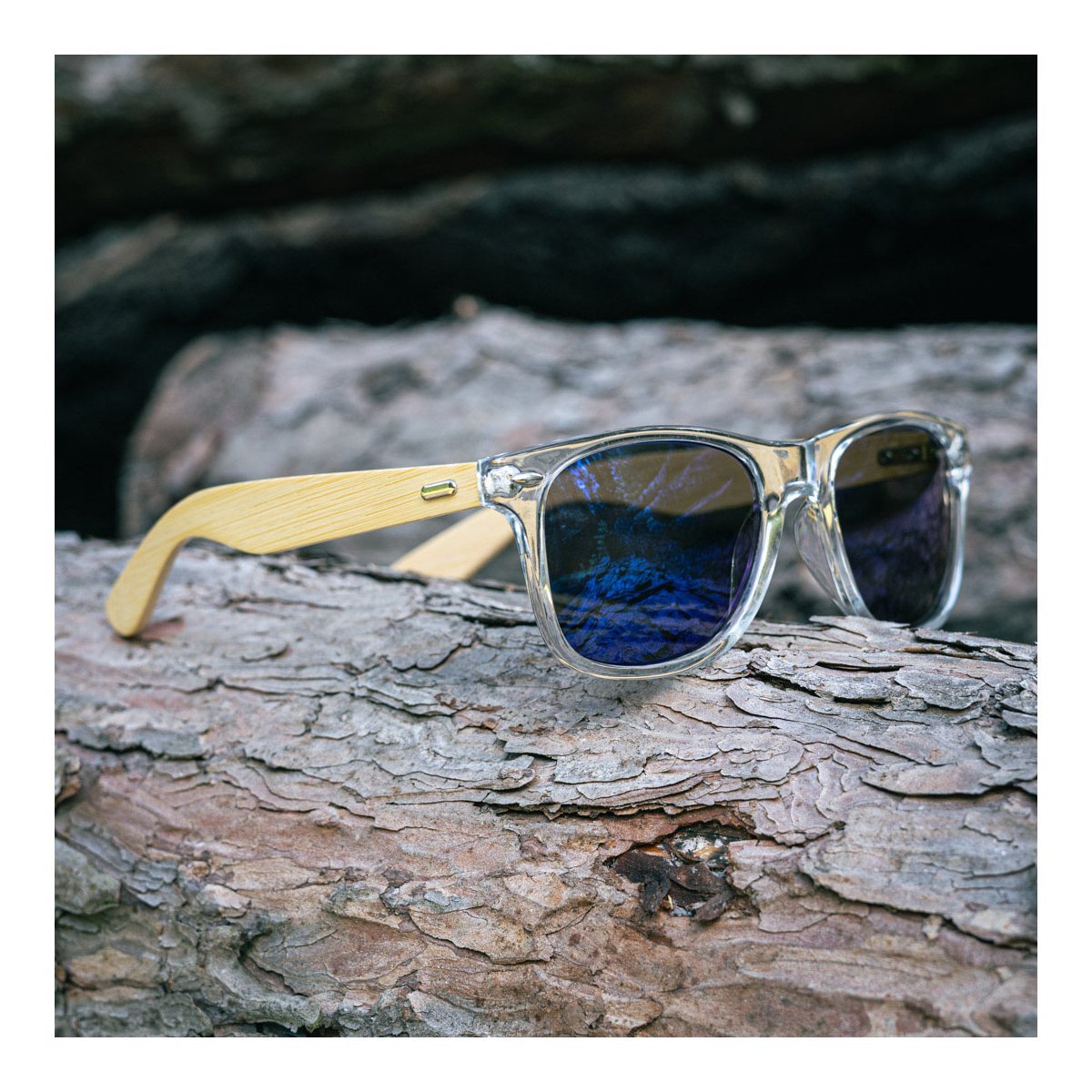 lunettes de soleil bleu polarisés